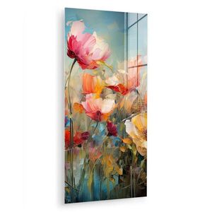 MuchoWow OBRAZ NA AKRYLOVOM SKLE Kvety - Akvarel - Umenie - Botanické - Príroda 60x120 cm vyobraziť