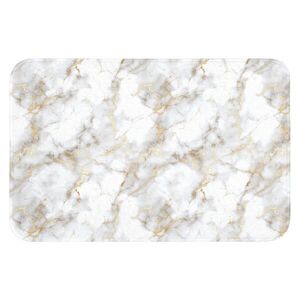 OnlyWow PREDLOŽKA PRED WC Zlaté žilky - Mramor - Biely 60x40 cm vyobraziť