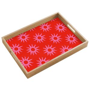 OnlyWow PODNOS Slnká - červená - ružová - vzor - leto 50x35 cm vyobraziť
