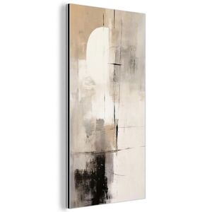 MuchoWow KOVOVÝ OBRAZ Abstraktné - Umenie - Sivé 40x80 cm vyobraziť