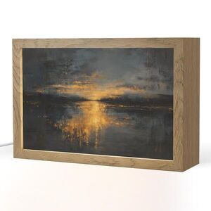 OnlyWow STOLNÁ LAMPA Zlatý odraz na vode 30x20 cm vyobraziť