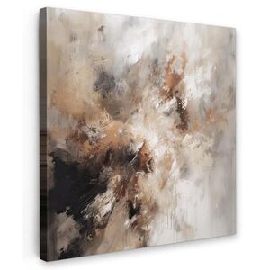 MuchoWow OBRAZ NA PLÁTNE Farba - abstraktná - béžová - umenie 50x50 cm vyobraziť