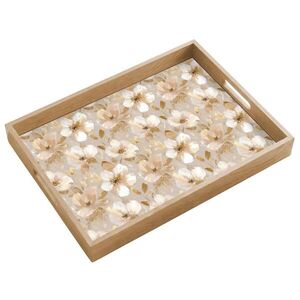 OnlyWow PODNOS Kvety - umelecké - zlaté 50x35 cm vyobraziť