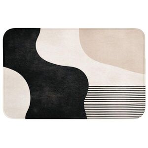 OnlyWow KÚPEĽŇOVÁ PREDLOŽKA Abstraktné - Japonské - Béžové - Moderné 80x50 cm vyobraziť