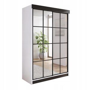 Kier Furniture POSUVNÁ SKRIŇA ARI 1 so zrkadlom 250 cm – biela vyobraziť