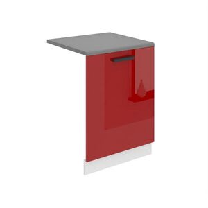 B BELINI GROUP PREDNÝ panel pre umývačku riadu 60 cm, so soklom, vysokolesklá červená B vyobraziť