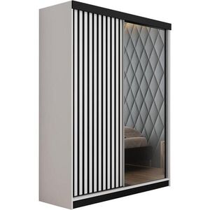 Kier Furniture SKRIŇA S POSUVNÝMI DVERAMI MALANI - Biela 138x205x59 cm vyobraziť