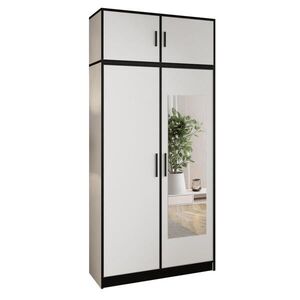 Kier Furniture ŠATNÍK ROJ S NADSTAVCOM 2D - Biela vyobraziť