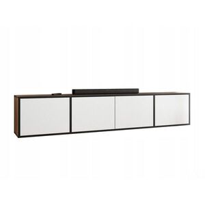 Kier Furniture TV STOLOK EDI 4 Dub Craft Gold / Biela – 4-dverový vyobraziť