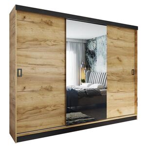 Kier Furniture SKRIŇA S POSUVNÝMI DVERAMI RETRO 1 200 - Dub Craft Gold 200x205x59 cm vyobraziť