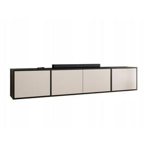 Kier Furniture TV STOLOK EDI 4 Čierna / Kašmír – 4-dverový vyobraziť