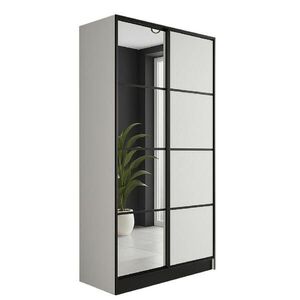 Kier Furniture ŠATNÍK EDEN 2-dverový v2 - 105x205x39 cm - Biela vyobraziť