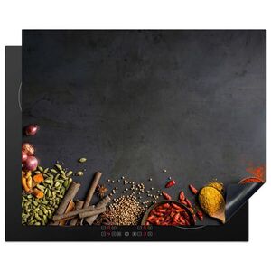 MuchoWow KRYT NA SPORÁK Bylinky - Potraviny - Korenie - Čierne - Paprika - Škorica 65x52 cm vyobraziť