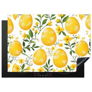 MuchoWow KRYT NA SPORÁK Kvety - Veľkonočné vajíčka - žlté 75x52 cm vyobraziť