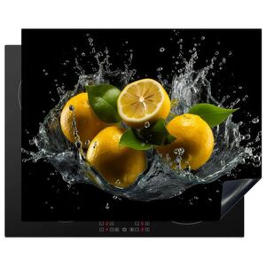 MuchoWow KRYT NA SPORÁK Citrón - ovocie - žltá - čierna 65x52 cm vyobraziť