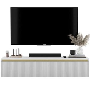 Meble Lindner TV STOLÍK Selene matná biela 140 cm vyobraziť