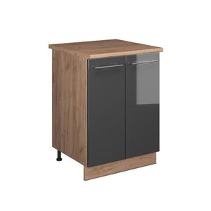 Vicco SPODNÁ SKRINKA POD DREZ Fame-Line, Antracit vysoký lesk/Dub Goldkraft, 60 cm vyobraziť