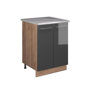 Vicco SPODNÁ SKRINKA POD DREZ Fame-Line, Antracit vysoký lesk/Dub Goldkraft, 60 cm vyobraziť