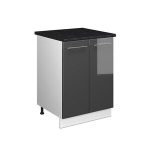 Vicco SPODNÁ SKRINKA POD DREZ Fame-Line, Antracit vysoký lesk/biely, 60 cm vyobraziť