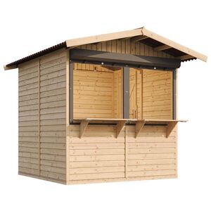 Timbela ZÁHRADNÝ drevený kiosk – 253x263 cm / 4 m² – TIMBELA M149Z vyobraziť