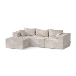 Vicco ROHOVÁ POHOVKA S RELAXAČNOU FUNKCIOU Nuvio, béžová, 250 x 169 cm vyobraziť