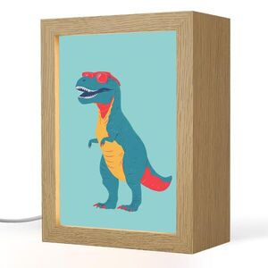 OnlyWow NOČNÁ LAMPA Dinosaurus - Modrá - Slnečné okuliare 15x20 cm vyobraziť