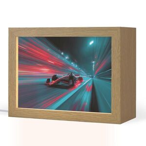 OnlyWow NOČNÁ LAMPA Závodné auto - Červená - Rýchlosť 20x15 cm vyobraziť