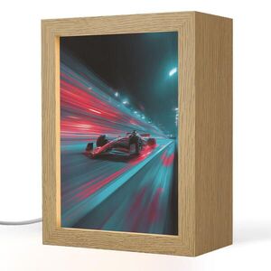 OnlyWow NOČNÁ LAMPA Závodné auto - Červená - Rýchlosť 15x20 cm vyobraziť