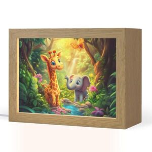 OnlyWow NOČNÁ LAMPA Žirafa - Slon - Kvety - Džungľa 20x15 cm vyobraziť