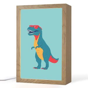 OnlyWow NOČNÁ LAMPA Dinosaurus - Modrá - Slnečné okuliare 20x30 cm vyobraziť