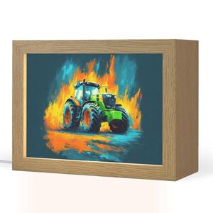 OnlyWow NOČNÁ LAMPA Abstrakt - Traktor - zelený 20x15 cm vyobraziť