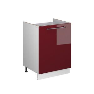 Vicco SPODNÁ SKRINKA POD DREZ Fame-Line, Bordeaux vysoký lesk/biely, 60 cm vyobraziť