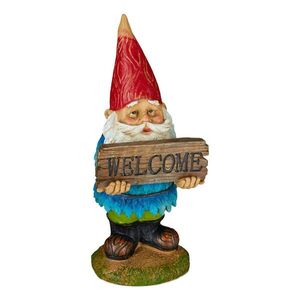 Relaxdays TRPASLÍK Farebný umelý kameň tabuľka Welcome vyobraziť