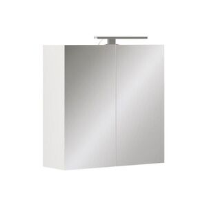 Vicco KÚPEĽŇOVÁ SKRINKA SO ZRKADLOM Lavio biely 60 x 60 cm s osvetlením LED vyobraziť