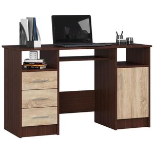 RAUMHIRSCH FURNITURE PÍSACÍ STÔL Tmavohnedý, dub Sonoma 74/124/52 vyobraziť