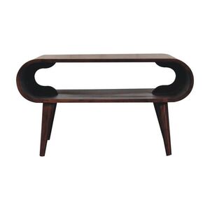 Artisan Furniture KONFERENČNÝ stolík California Walnut, 1 polica, tmavohnedý vyobraziť