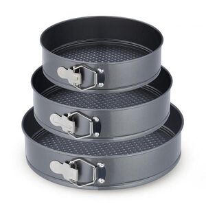 Relaxdays FORMA Antracit 3-dielny-Set nerez nepriľnavá 24 cm vyobraziť
