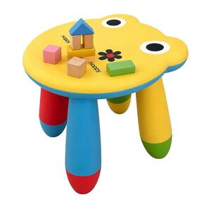 Relaxdays STOLIČKA Farebná detská žaba plastová výška sedu 26 cm vyobraziť