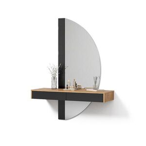 Livinity® TOALETNÝ STOLÍK Ascona, čierna, 120 cm so zrkadlom LED vyobraziť