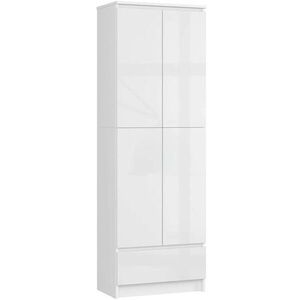 RAUMHIRSCH FURNITURE STOJACÍ REGÁL biely, biely lesklý 180/60/35 vyobraziť