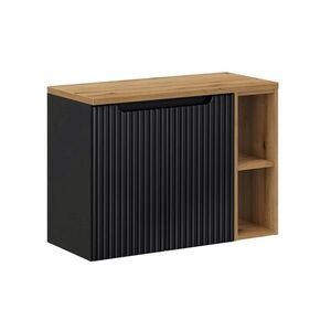 Petits-meubles SPODNÁ UMÝVADLOVÁ SKRINKA 80.4cm Riva Čierna a drevo vyobraziť