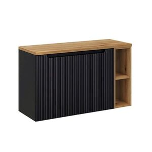 Petits-meubles SPODNÁ UMÝVADLOVÁ SKRINKA 100.4cm Riva Čierna a drevo vyobraziť