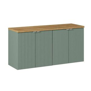 Petits-meubles SPODNÁ UMÝVADLOVÁ SKRINKA 120cm Jade Zelená a drevo vyobraziť