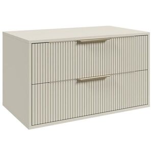 Badplaats SKRINKA POD UMÝVADLO Rimini 2 zásuvky cashmere - 80 x 46 x 46 cm vyobraziť
