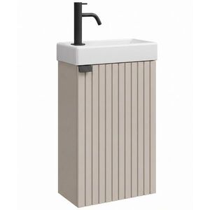 Badplaats SET UMÝVADLA S SKRINKOU Bosco 2 diely cashmere - 40 x 22 x 68 cm vyobraziť