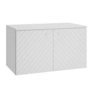 Badplaats SKRINKA POD UMÝVADLO Orlando 2 dvere biela mat - 80 x 47 x 61 cm vyobraziť