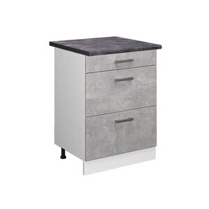 Vicco KUCHYNSKÁ SPODNÁ SKRINKA R-Line betón 60 cm so zásuvkami, AP antracit vyobraziť