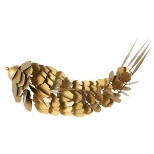 KUNSTLOFT KOVOVÁ NÁSTENNÁ DEKORÁCIA 70/34 cm, zlatá vyobraziť