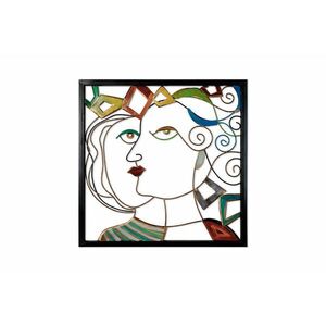 KUNSTLOFT KOVOVÝ OBRAZ 60/60 cm, figurálny a abstraktný motív, viacfarebný vyobraziť