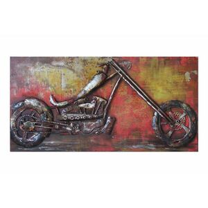 KUNSTLOFT KOVOVÝ OBRAZ 120/60 cm, automobilový motív, červený vyobraziť